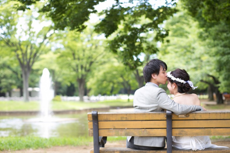 代々木公園,結婚写真
