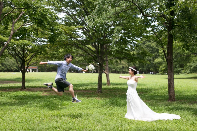 代々木公園,結婚写真