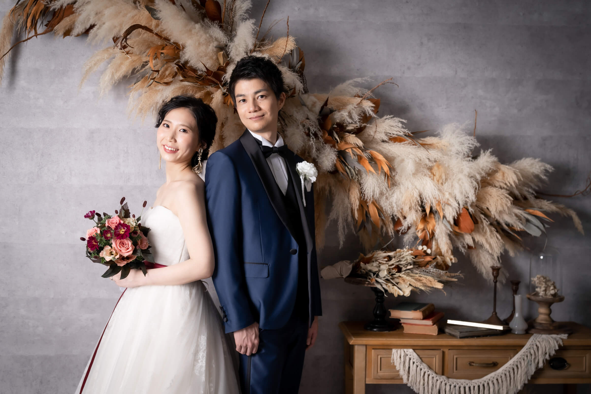 和装・ドレスで結婚の記念写真撮影 スタジオフォトウェディング