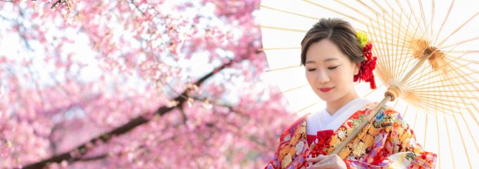 横浜 鎌倉 小田原エリアの桜 さくら のロケーションフォト フォトウェディング 結婚式の前撮り 撮影プラン