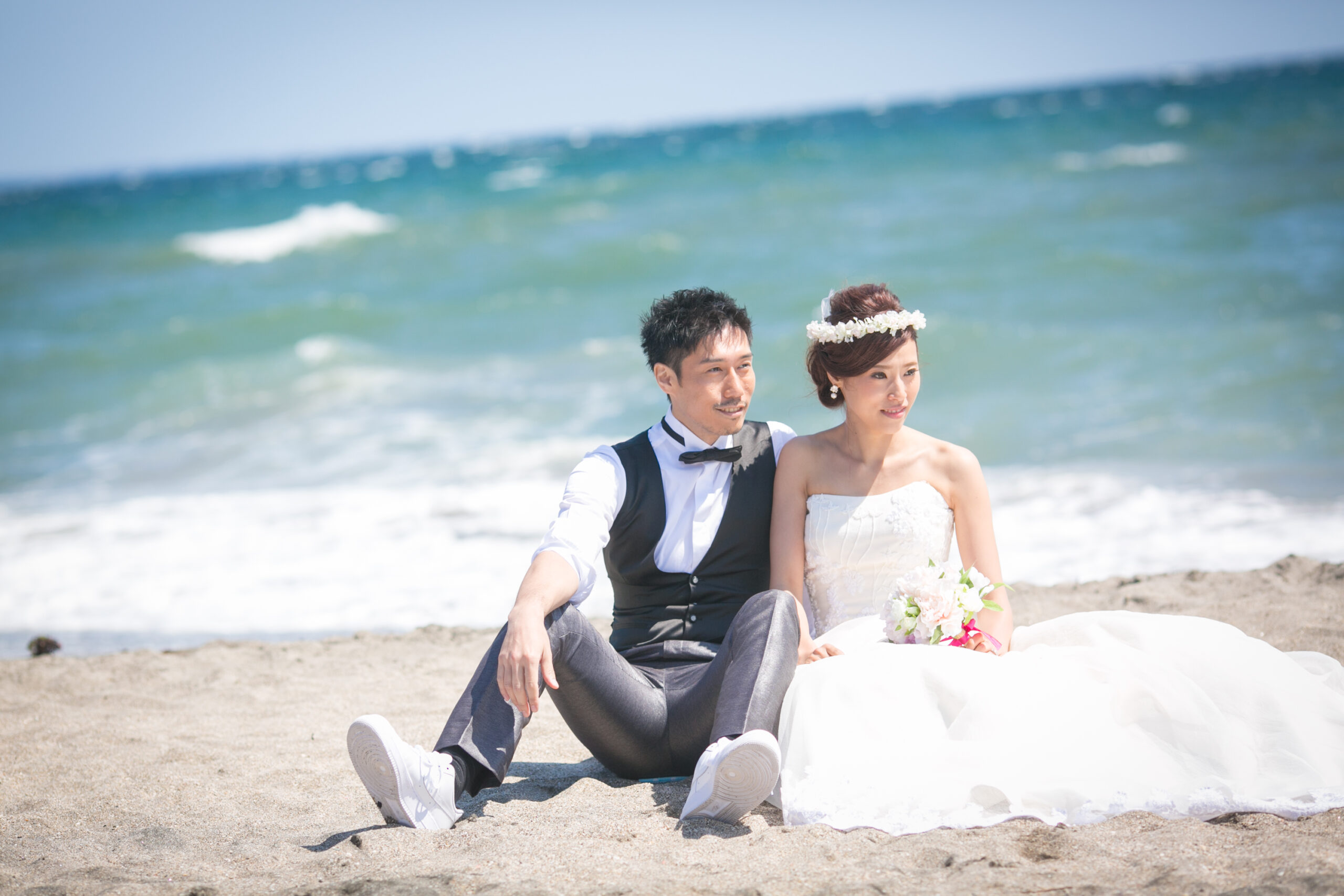 関東 海外風のウェディングフォトが撮影できるおすすめのビーチ フォトウェディング 結婚式の前撮り Howtoコラム